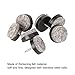 LOUFIMIDON Furniture Nail, 0.94'' or 24mm Felt Furniture Pads, Nail on Furniture Glides (32 Pack)