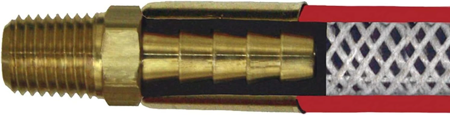 Good Year 12674 Rubber Air Hose Red, 50-Feet x 3/8-Inch: Sports & Outdoors