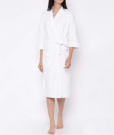 Linenwalas Super Comfort Unisex Bath Gown/Night Gown Pollar Fleece Checks Bath Robe