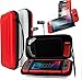 Orzly Switch Bundle, Accessories for Nintendo Switch (Glass Screen Protectors, USB Charging Cable, Switch Console Pouch, Switch Games Case, Comfort Grip Case, Headphones) Poke Style (Red/Black/White)thumb 1