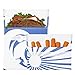 Lunchskins Reusable 2-Pack Bag Set, Surf Blue (1 Sandwich + 1 Snack)