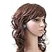 Vintage Clip On Earrings Braided Light Blue Women Fashion