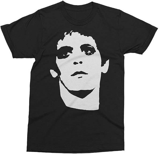 Tops de Women's/Mujer Lou Reed Colour1 Camiseta con póster tee|T-Shirt Manga Corta Short Sleeves Fashion Camiseta de Moda