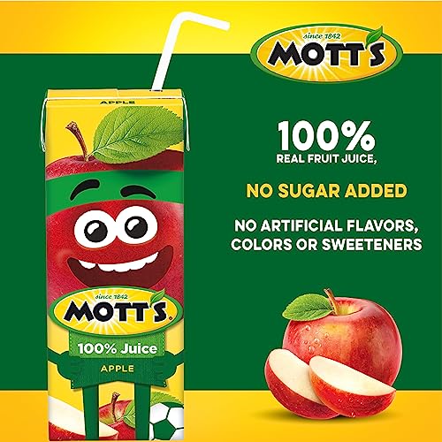 MOTT’S 100% ORIGINAL APPLE JUICE, 6.75 FL OZ BOXES, 8 PACK