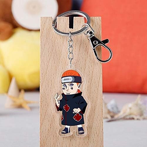 Anime Naruto Keychains Fashion Japanese Cartoon Hokage Ninjia Uchiha Sasuke Uchiha Itachi Car Key Holder Chain Keyrings Jewelry