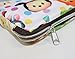 DIYJewelryDepot Foldable Shopping Bags Reusable Extra Large Grocery Bag w/ Zipper + Keychain (Tsum Tsum White)