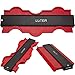 LUTER Plastic Contour Gauge, 10 Inch Profile Gauge Measure Ruler Contour Duplicator for Precise Measurement Tiling Laminate Wood Marking Tool (Red/10 inch)