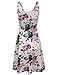 TAM WARE Womens Casual Fit and Flare Floral Sleeveless Dress TWCWD054-WHITEPURPLE-US L