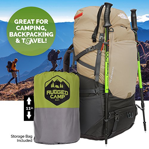 Rugged Camp Self Inflating Sleeping Pad - Sleep Comfortably In The Outdoors - Camping Gear and Accessories For Hiking, Backpacking, Travel - Lightweight and Compact Camping Mat by (green) - Thumbnail 5