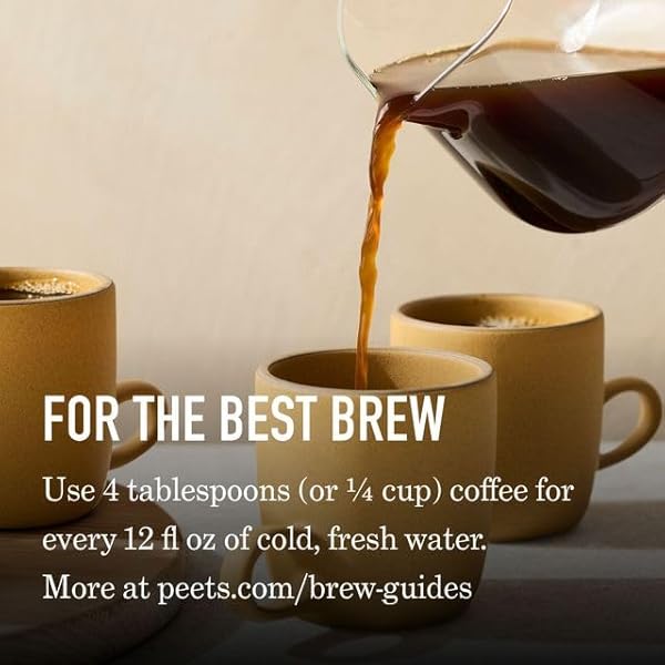 PEET’S COFFEE, DARK ROAST WHOLE BEAN COFFEE, 100% ARABICA COFFEE – ESPRESSO FORTE 32 OUNCE BAG