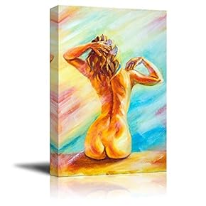 Beautiful Naked Woman Sitting Portrait of a Woman