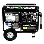 DuroMax XP10000EH, 8000 Running Watts/10000 Starting Watts, Dual Fuel Powered Portable Generator