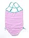 ALove Girls Ruffle One Piece Swimsuit Geometric Swimwear Tree Leaf Bathing Suit
