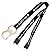 Keep Calm and Party On Lanyard with Bottle Opener, Key Ring, USB Loop & Badge Holder