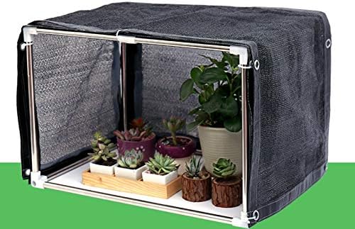 Mahfei ミニ温室 ポータブル ビニールハウス Pvc屋内屋外植木鉢カバー 小さな植物グローハウス 冬の植物の霜防止シェルター シェードネット付き Color 明確な Size 1x40x40cm Birkdocesesalgados Com Br