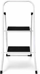 Oypla Foldable 2 Step Ladder Non Slip Steel Stepladder view 8