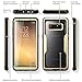 i-Blason Case for Galaxy Note 8, Magma Series Built-in Screen Protective Clear Back Cover with Holster Heavy Duty Belt Clip Shell (Gold)