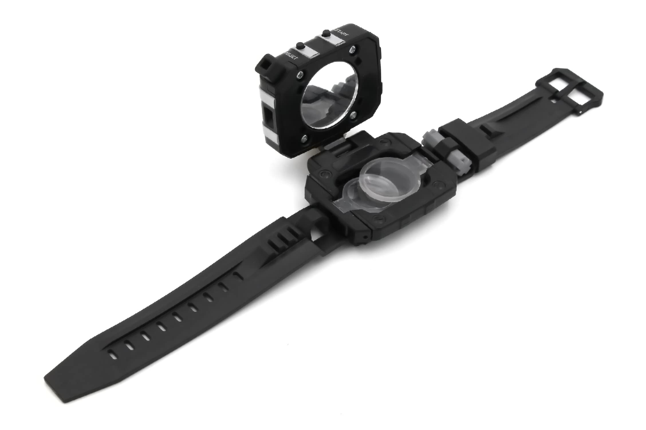 SpyX / 6-in-1 Watch - 6 Function Spy Toy Watch. Includes: Telescope Lenses, LED, Secret Message Capsules, Whistle, Signal Mirror, Hidden Compartment. Perfect Addition for Your spy Gear Collection!