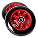 FREEDARE Scooter Wheels 100mm for Scooter Replacement Wheels with Bearings (Pack of 2)