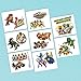 Amscan Power Rangers Dino Charge Temporary Tattoo, Multi