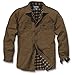 Carhartt Men's Big-Tall Weathered Canvas Shirt Jacket Snap Front