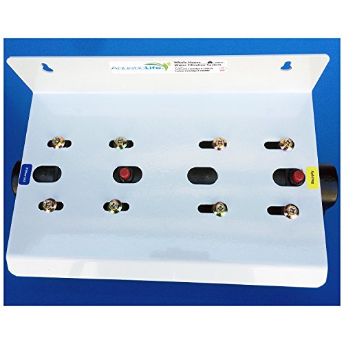 Aquatic Life Two-Stage 20" x 4.5" Whole House Water Filtration System, 3/4" NPT