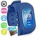 Jsbaby Kids Smart Watch for Children Girls Boys Digital Watch with Anti-Lost SOS Button GPS Tracker Smartwatch Great Gift for Children Pedometer Smart Wrist Watch for iOS Android (Deep Blue)