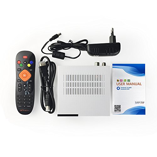 GTMedia GTC Satellite Receiver DVB-S2&T2&C ISDB-T Amlogic S905D Android 6.0 2GB RAM 16GB ROM BT4.0 Supports UHD 4K 30pfs/60fps H.265 MPEG-4 - Thumbnail 5