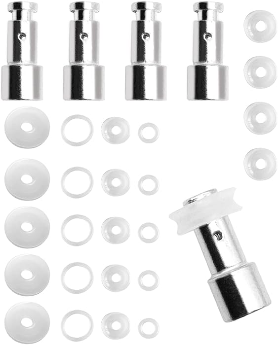 5 Pack Steam Valve Universal Replacement Floater + 5 Pack Silicone Sealer Pads+ 5 x 4-in-1 Pressure Cooker Gasket Kit for 5, 6 or 8 Quart Pressure Cookers,such as XL, YBD60-100, PPC780, PPC770, PPC790