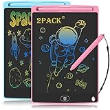 LCD Writing Tablet, 2 Pack 8.5 Inch Colorful Doodle