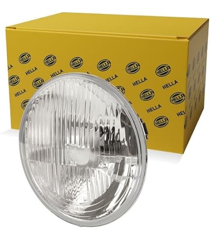 Phare Hella 7" H4/T4W 12V - Étanche - Multi Fit - Référence 002395071 - Neuf Sous Carton