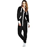 SKYLINEWEARS Women's Ladies Onesie Hoodie Jumpsuit Playsuit