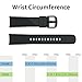 ANCOOL Gear Sport Band Replacement 20mm Silicone Watch Band for Samsung Gear Sport/Gear S2 Classic (Small, Black)