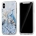 GEMYON iPhone X Case, Marble Design,Shockproof Clear Bumper TPU Soft Case Rubber Silicone Skin Cover Case for iPhone X