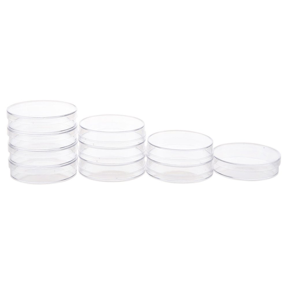 Boîtes Pétri Plastique Stériles - Lot De 4 Avec Pipette 3ml - Pour Laboratoire Et Projets Scientifiques