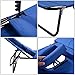G Chaise Lounge Chair Outdoor Folding Bed Patio Beach Camping Recliner w/Hole for Face Pool Yard, Support 300 Lbs