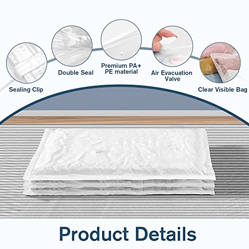 Vacuum Storage Bags, OFFSIR Vacuum Sealer Bags Space Saver Vacuum