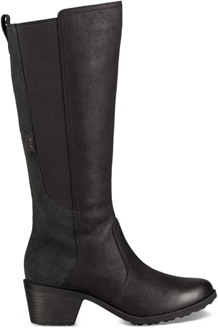 teva tall black boots