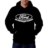Ford an American Classic Mens Hooded Sweatshirt Ford Hoody Pullover