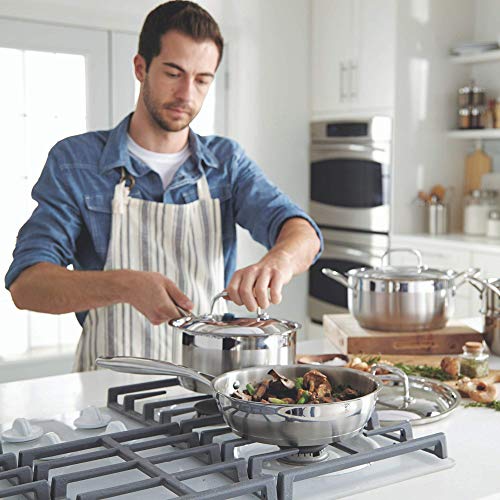 Paderno 11Piece StainlessSteel Cookware Set Kitchen Pots and Pans