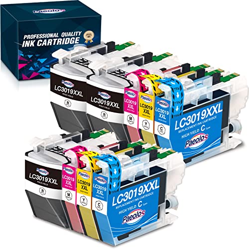 Paeolos Compatible LC3019XXL Ink Cartridge Replacement for Brother