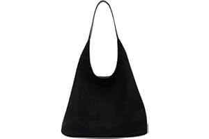 TRANSEE Tote Bags for Women Suede Handbag Work Slouchy Bag Shoulder Hobo Bag Office Tote Handbag