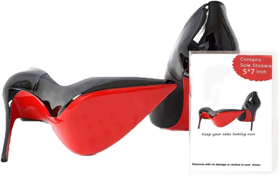 Goldblue Sole Sticker - Crystal Clear Sole Protector for Christian Louboutin Heels Removable Sole Protectors