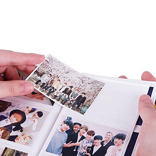 Business Card Book Holder, 2 PCS Business Name ID Credit Card Holder Rack Book Case Organizer Lomo Card Photocard Photo Album (120 Pockets)
