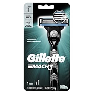 Image of Gillette Mach3 Men's Razor, Handle & 1 Blade Refill