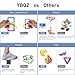 YBQZ Magnetic Tiles Building Blocks Toys for Kids Toddlers 122 Pcs Children Preschool Educational Construction Kit Magnet Stacking Toys for Boys Girls Age 3 4 5 6 7 8 Year Old