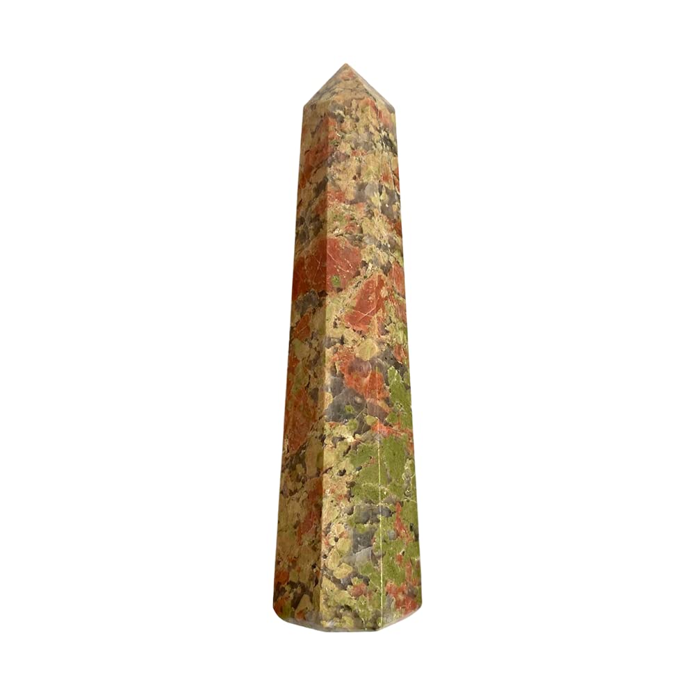 VIE Obelisk Tower, 8-10cm, Unakite