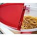 Time Roaming Versatile Microwave Pasta Boat, Sturdy Food Grade Heat Resistant PP Material, Pasta Cooker Vegetable Steamer Boat Strainer, Massive Capacity Up To 5 Pounds
