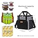 Lifewit Soft Cooler Bag Insulated Lunch Bag Box Soft Cooling Tote with 2 Ice Packs Grey