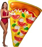 Floatie Kings Neapolitan Pizza Lounge Pool Float - Giant Premium Inflatable